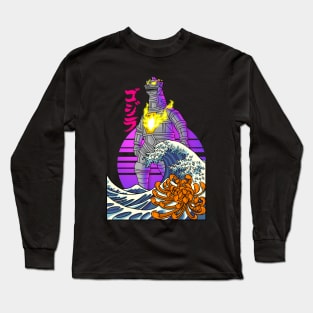 godzilla robot Long Sleeve T-Shirt